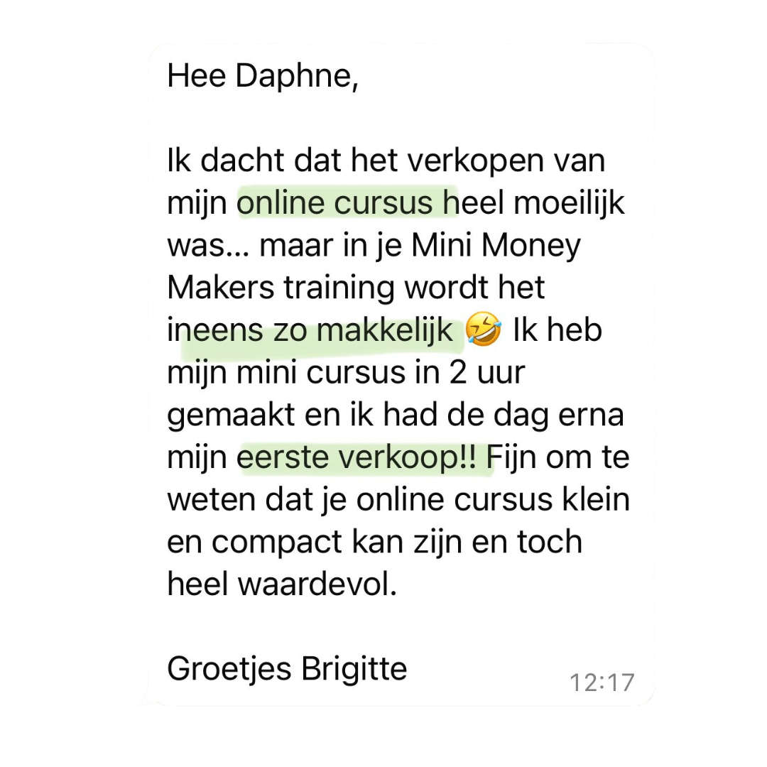 Review Brigitte online mini-aanbod