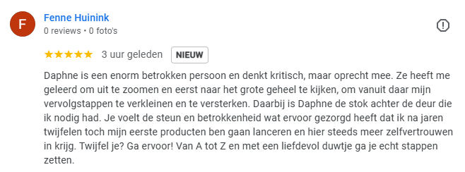 Review Fenne Huinink